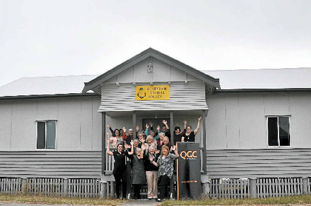 The Gladstone Musical Society couldn’t be happier underneath their new roof funded by QGC. The Gladstone Musical Society couldn’t be happier underneath their new roof funded by QGC.